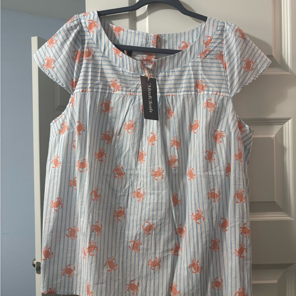 ModCloth Crab Top - Picture 2 of 5